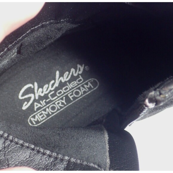 Sketchers Ankle Boots Women's SZ 11 Black Air Cooled Memory Foam SN167251 - Picture 9 of 10